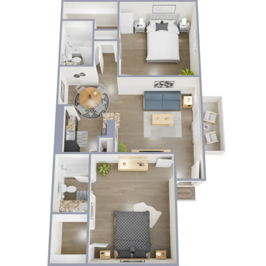 a table topped with lots of different types of appliances
